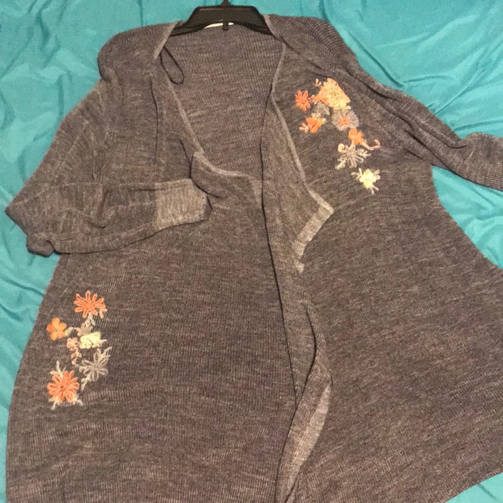89th & Madison blue cardigan